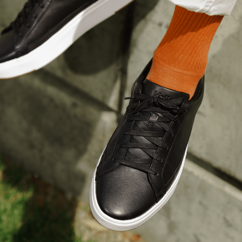 Men's Hands-Free Leather Shoes