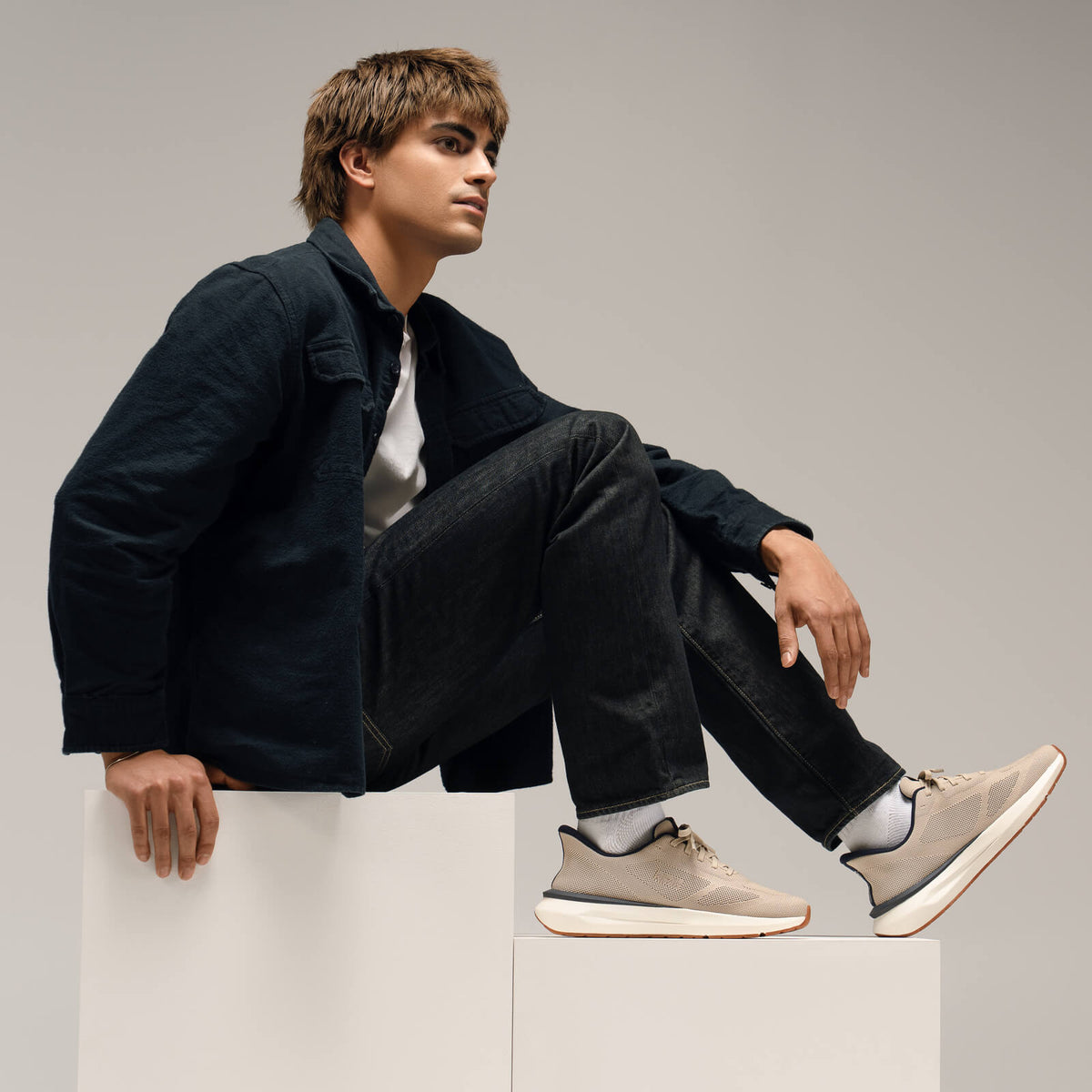 Men's Athens 2  Knit - Doeskin